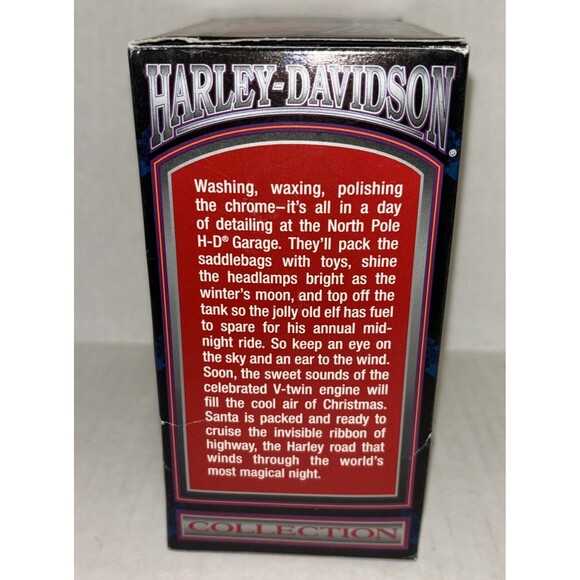 RARE HARLEY DAVIDSON CHRISTMAS ORNAMENT ELVES AND PENDGUIN HORN TEST AREA 1997 - Picture 13 of 16